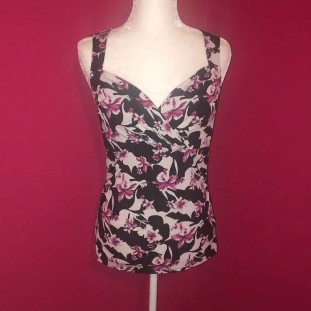 WHBM Floral Sleeveless Tank - Small
